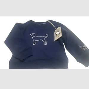 MV THE BLACK DOG  Baby Navy Blue Crew Sweatshirt Sz 6 Months  Great Gift!